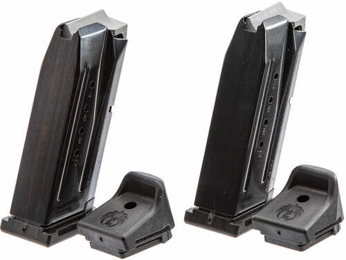 Ruger Security-9 Compact 10 Round Magazine 9mm Luger Alloy Steel Black Oxide Finish 2 Pack